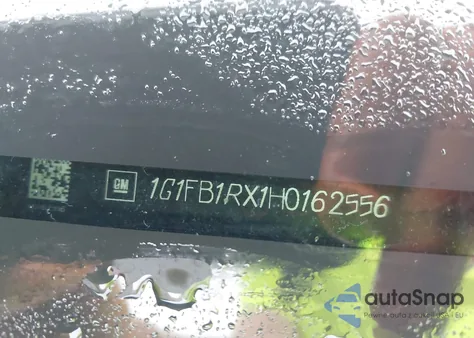 2017 Chevrolet Camaro Lt from USA, damaged, VIN 1G1FB1RX1H0162556